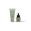 Amia skincare products including a cream cleanser and a dropper bottle on a white background